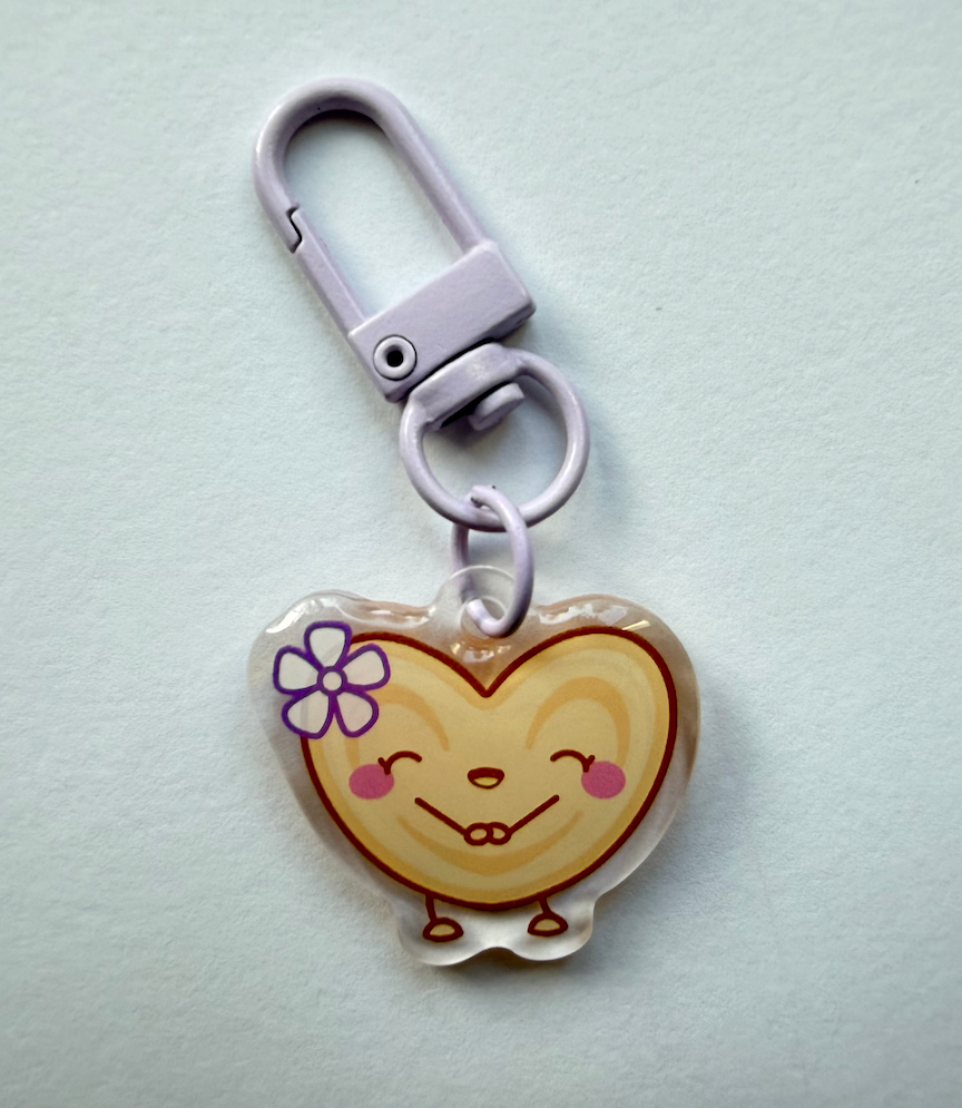 cute kawaii pan dulce acrylic keychain charms
latina owned
plan dulce
cafecito y pan
oreja keychain