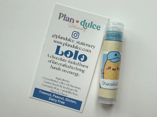 all natural pan dulce flavored lip balm chapstick
cute kawaii lip balm chapstick
pan dulce lip balm
cafecito chapstick
latina owned
plan dulce
cafecito y pan
elote lip balm